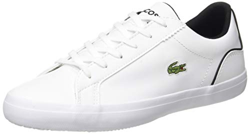 Lacoste Lerond 0120 1 CFA, Zapatillas Mujer, Blanco Wht Blk, 40.5 EU