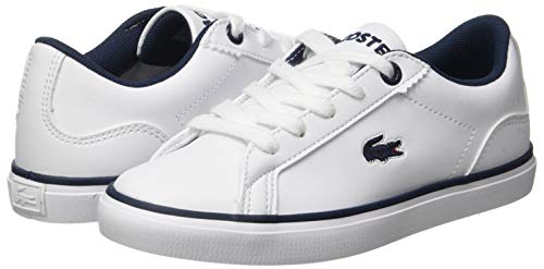 Lacoste Lerond BL 2 Cuc, Zapatillas, Blanco (White/Navy), 28 EU