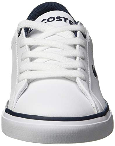 Lacoste Lerond BL 2 Cuc, Zapatillas, Blanco (White/Navy), 28 EU