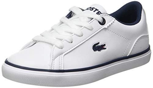 Lacoste Lerond BL 2 Cuc, Zapatillas, Blanco (White/Navy), 28 EU