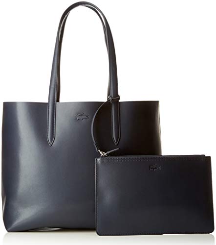 Lacoste - Nf2560al, Bolsos totes Mujer, Azul (Peacoat), 14x30x35 cm (W x H L)