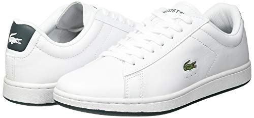 Lacoste Sport Carnaby EVO 0721 2 SFA, Zapatillas Mujer, Wht Dk Grn, 39 EU