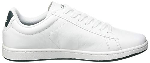 Lacoste Sport Carnaby EVO 0721 2 SFA, Zapatillas Mujer, Wht Dk Grn, 39 EU