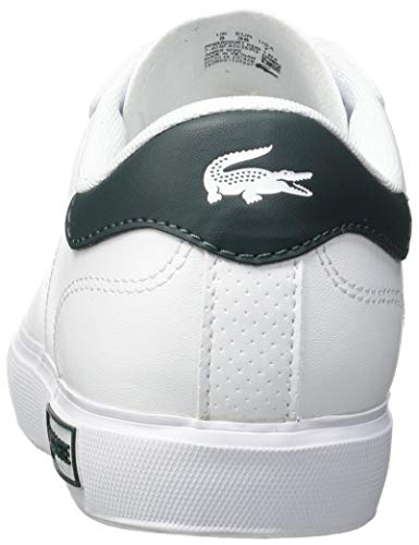 Lacoste Sport Powercourt 0520 1 SFA, Zapatillas Mujer, Wht Dk Grn, 42 EU
