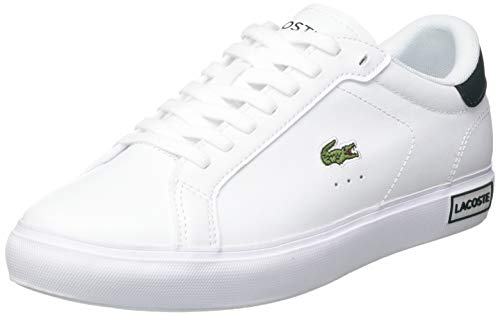 Lacoste Sport Powercourt 0520 1 SFA, Zapatillas Mujer, Wht Dk Grn, 42 EU