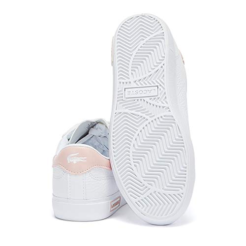 Lacoste Sport Powercourt 0721 2 SFA, Zapatillas Mujer, Wht Lt Pnk, 37.5 EU