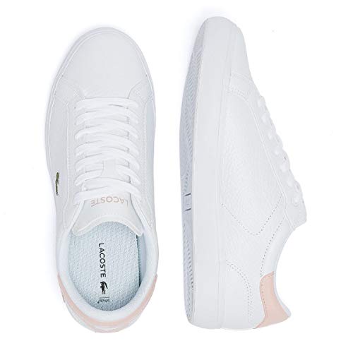Lacoste Sport Powercourt 0721 2 SFA, Zapatillas Mujer, Wht Lt Pnk, 39.5 EU