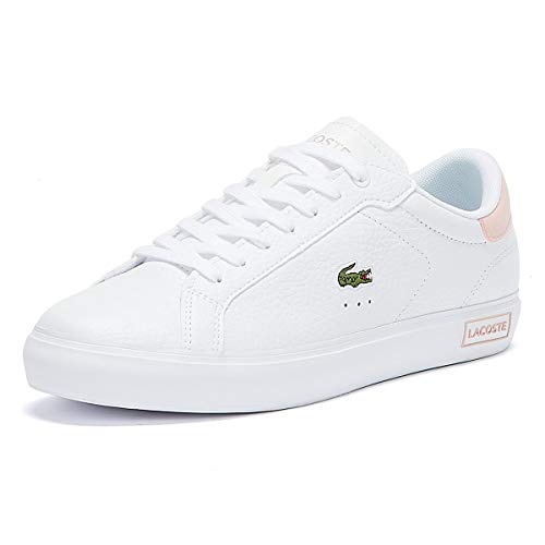Lacoste Sport Powercourt 0721 2 SFA, Zapatillas Mujer, Wht Lt Pnk, 39.5 EU