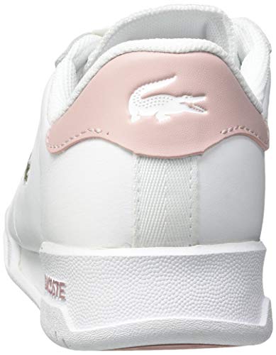 Lacoste Sport Twin Serve 0721 1 SFA, Zapatillas Mujer, Wht Lt Pnk, 39 EU