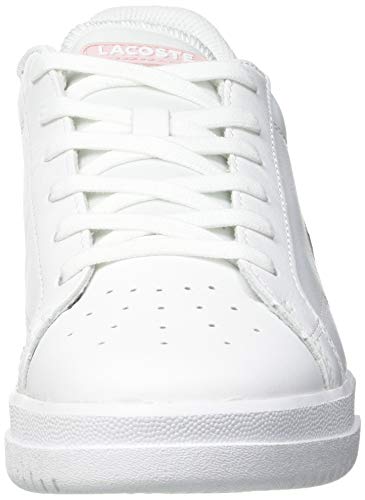 Lacoste Sport Twin Serve 0721 1 SFA, Zapatillas Mujer, Wht Lt Pnk, 39 EU