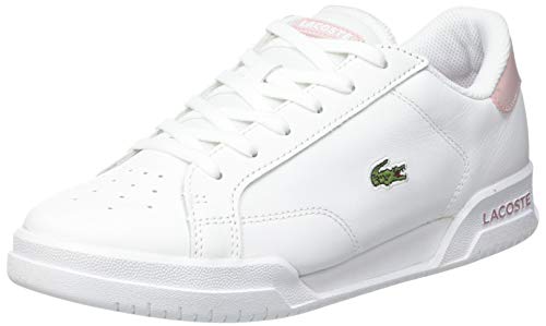 Lacoste Sport Twin Serve 0721 1 SFA, Zapatillas Mujer, Wht Lt Pnk, 39 EU