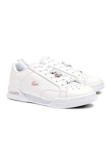 Lacoste Sport Twin Serve 0921 1 SFA, Zapatillas Mujer, Wht Lt Pnk, 41 EU