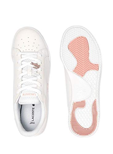 Lacoste Sport Twin Serve 0921 1 SFA, Zapatillas Mujer, Wht Lt Pnk, 41 EU