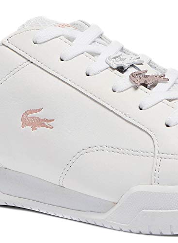 Lacoste Sport Twin Serve 0921 1 SFA, Zapatillas Mujer, Wht Lt Pnk, 41 EU