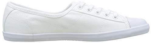 Lacoste Ziane BL 2 CFA, Zapatillas Mujer, Blanco (White/White), 39 EU