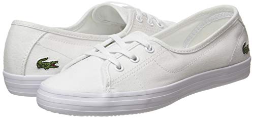 Lacoste Ziane Chunky BL 2 CFA, Zapatillas Mujer, Blanco (White/White), 38 EU