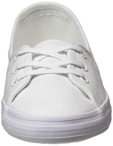 Lacoste Ziane Chunky BL 2 CFA, Zapatillas Mujer, Blanco (White/White), 38 EU