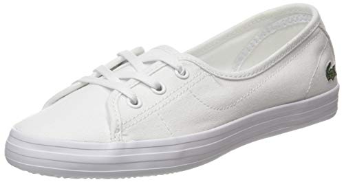 Lacoste Ziane Chunky BL 2 CFA, Zapatillas Mujer, Blanco (White/White), 38 EU