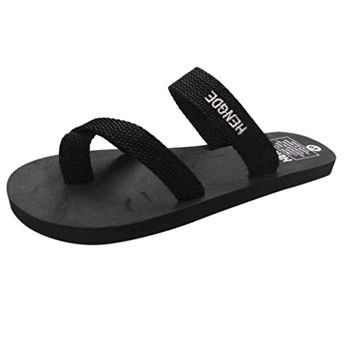 LANSKIRT Sandalias Cuña para Mujer Sandalias Antideslizantes, Sandalias Dedo Playa Zuecos Planas Verano