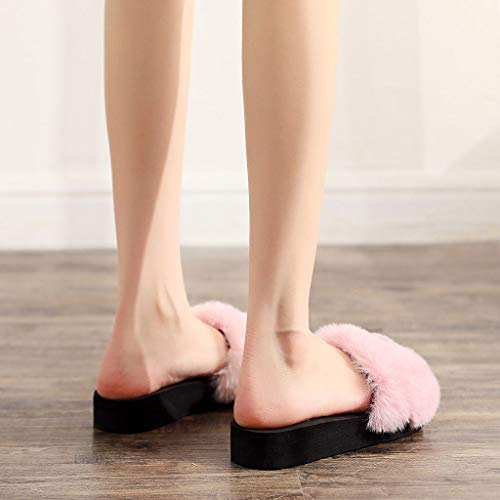 LANSKIRT Zapatillas Estar por Casa Mujer Sandalias Cuña Antideslizantes, Sandalias Dedo Playa Zuecos Planas Verano