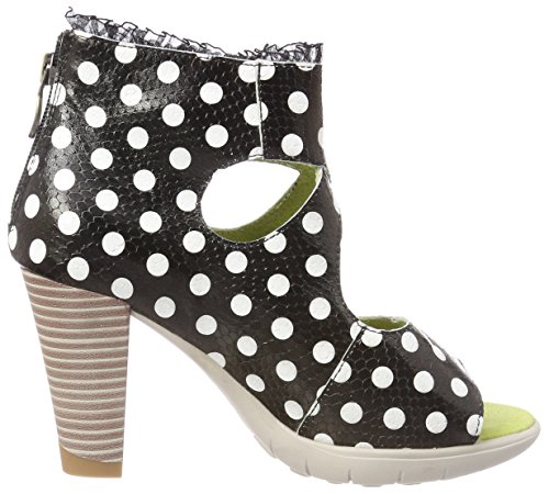 Laura Vita Donuts 018, Sandalias Abiertas. Mujer, Negro, 41 EU