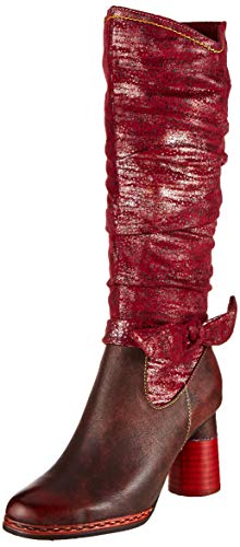 LAURA VITA Gucstoo 03, Botas Altas Mujer, Rouge Rouge, 39 EU