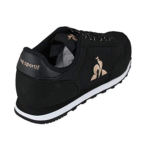 Le Coq Sportif Astra W Sport, Zapatillas Mujer, Black/Rose Gold, 40 EU