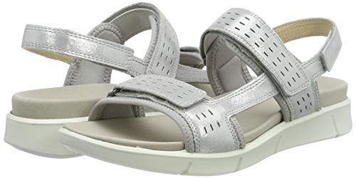 Legero Fano, Sandalia con Pulsera Mujer, (Metallic Silver 95), 37 EU