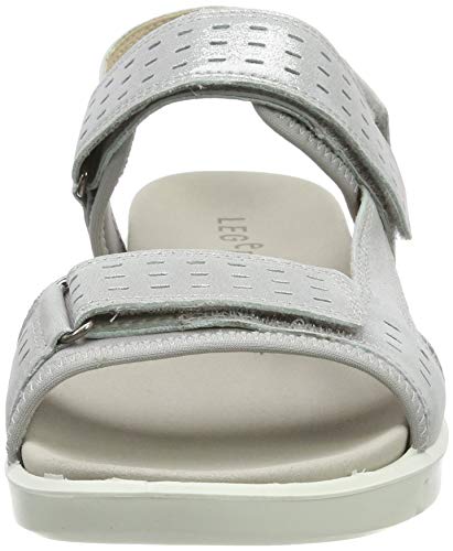 Legero Fano, Sandalia con Pulsera Mujer, (Metallic Silver 95), 37 EU