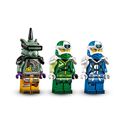 LEGO Ninjago - Vehículos Supremos de Jay y Lloyd, Set de Construcción con Coche y Avión de Juguete, Inspirado en la Carrera Prime Empire, Recomendado a Partir de 7 años (71709)