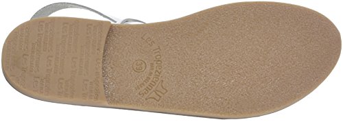 Les Tropéziennes par M. Belarbi Baden, Sandalias con Correa de Tobillo para Mujer, Blanco White, 39 EU