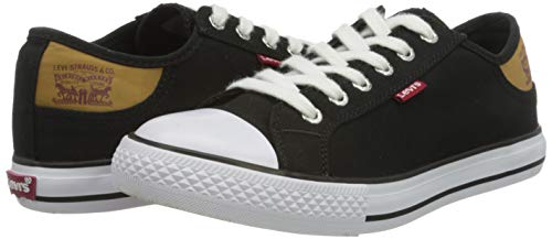 Levi's 222984-733-59, Zapatillas de Lona para Mujer, Negro, 36 EU