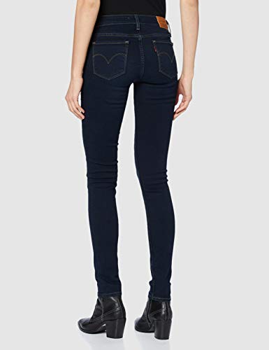 Levi's 711 Skinny Jeans, Modello Aderente a Gamba Stretta, Effetto Modellante e Push Up su Fianchi, Cosce e Glutei, London Attitude, 26W / 34L Donna