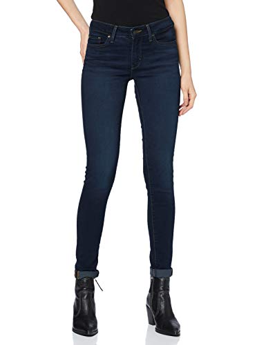 Levi's 711 Skinny Jeans, Modello Aderente a Gamba Stretta, Effetto Modellante e Push Up su Fianchi, Cosce e Glutei, London Attitude, 26W / 34L Donna