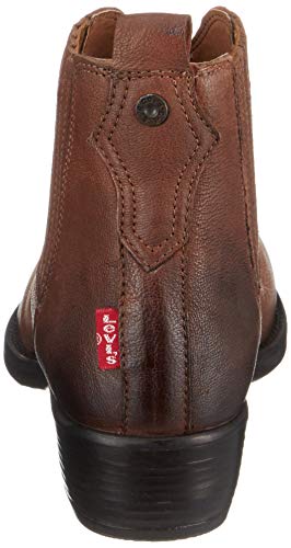 Levi's - Botas de Piel Lisa para mujer Marrón marrón, color Marrón, talla 40 EU
