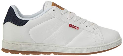 Levi's Declan Millstone 2 Tone - Zapatillas para Hombre, Blanco (R White 51) 43 EU