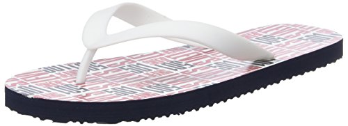 Levi's Dixon Allover, Chanclas para Hombre, Blanco (Noir Regular White), 43/44 EU