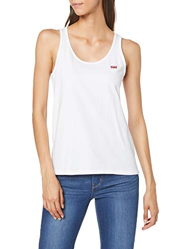 Levi's Essential Tank Camiseta Deportiva de Tirantes, White +, S para Mujer