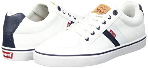 LEVIS FOOTWEAR AND ACCESORIAS Turner, zapatos de hombre, blanco, 42