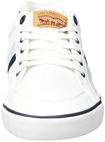 LEVIS FOOTWEAR AND ACCESORIAS Turner, zapatos de hombre, blanco, 42