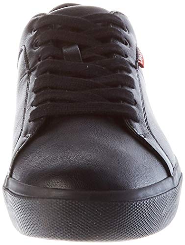 LEVIS FOOTWEAR AND ACCESORIAS Woodward, Zapatillas Hombre, Negro Brillante, 42