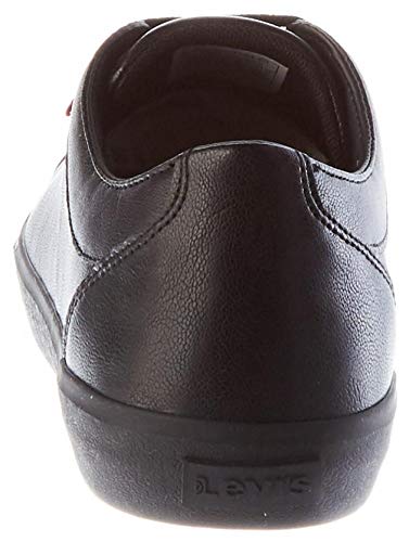 LEVIS FOOTWEAR AND ACCESORIAS Woodward, Zapatillas Hombre, Negro Brillante, 42