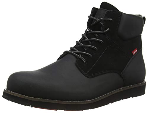 LEVIS FOOTWEAR AND ACCESORIOS JAX PLUS, zapatillas de hombre, negro brillante, 42