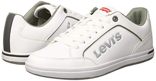 LEVIS FOOTWEAR AND ACCESSORIES Aart Novelty, Zapatillas para Hombre, Blanco (White 251), 45 EU