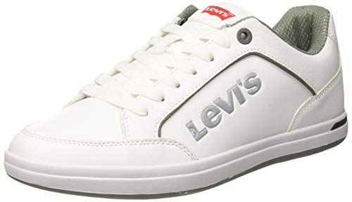 LEVIS FOOTWEAR AND ACCESSORIES Aart Novelty, Zapatillas para Hombre, Blanco (White 251), 45 EU