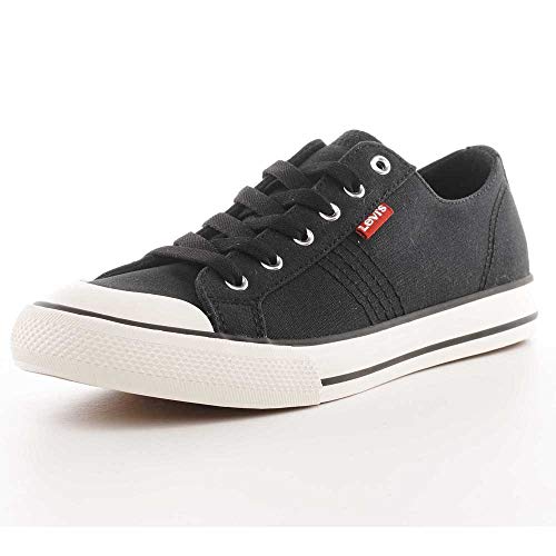 Levi's Hernandez S, Zapatillas Mujer, Regular Black, 42 EU