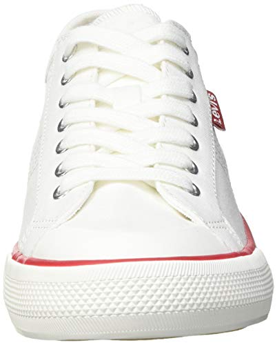 Levi's Hernandez S, Zapatillas Mujer, Regular White, 40 EU