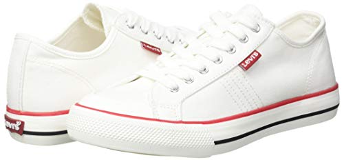 Levi's Hernandez S, Zapatillas Mujer, Regular White, 42 EU