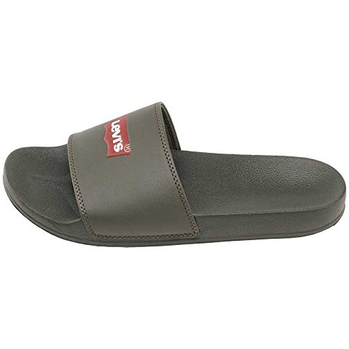 Levi's June Batwing, Sandalia Hombre, Army Green, 46 EU