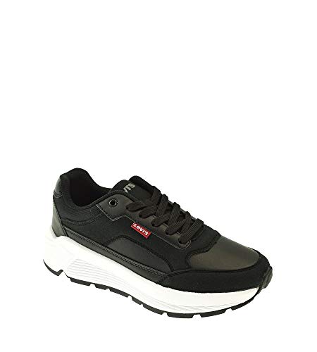 Levi's KESTERSON S, Zapatillas Mujer, Regular Black, 38 EU